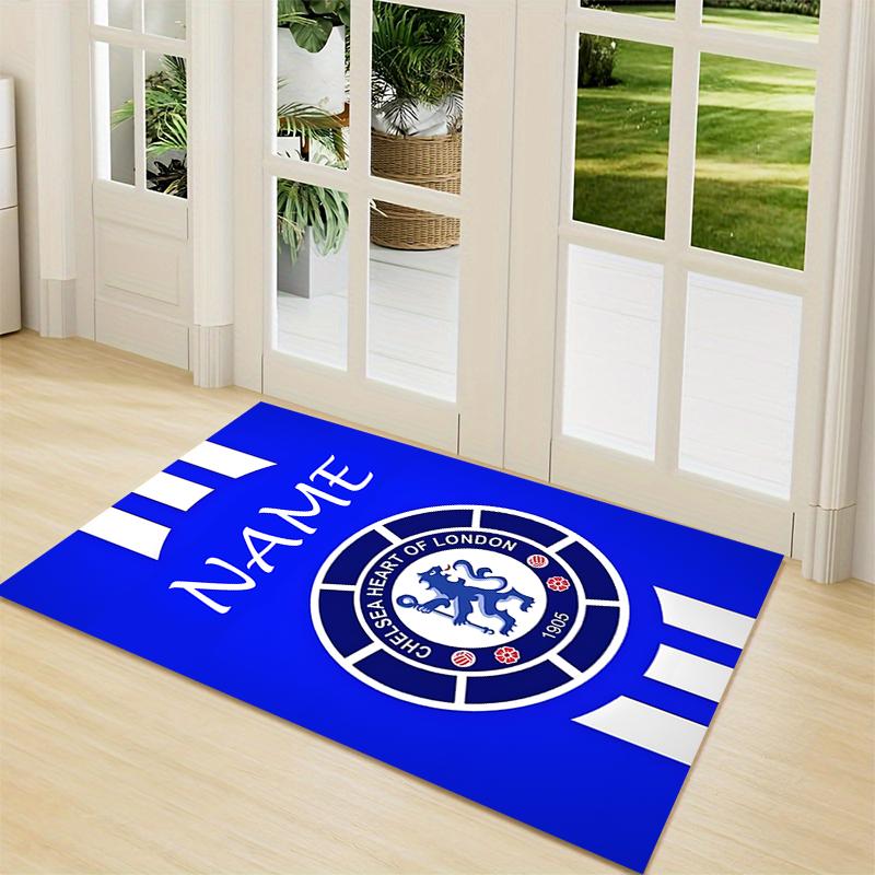 Custom Name Manchester City Crest Carpet Rug Customizable Soft Washable Anti-Slip Home Living Room Sofa Mats Personalized Rug. 0909237