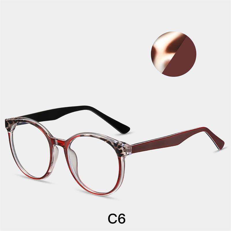 

MOMOJA Модная круглая оправа для очков Мужская оптическая оправа с диоптриями TR90 Очки квадратные для близорукости Ретро очки Женские для чтения 87215