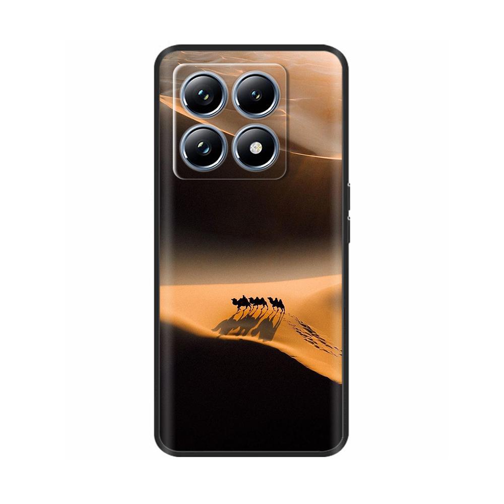 For Xiaomi Mi 14T Pro Case Soft Liquid Silicone Protection Back Cover for Xiaomi 14T Pro Mi14T 5G Cases Painted Cartoon Fundas