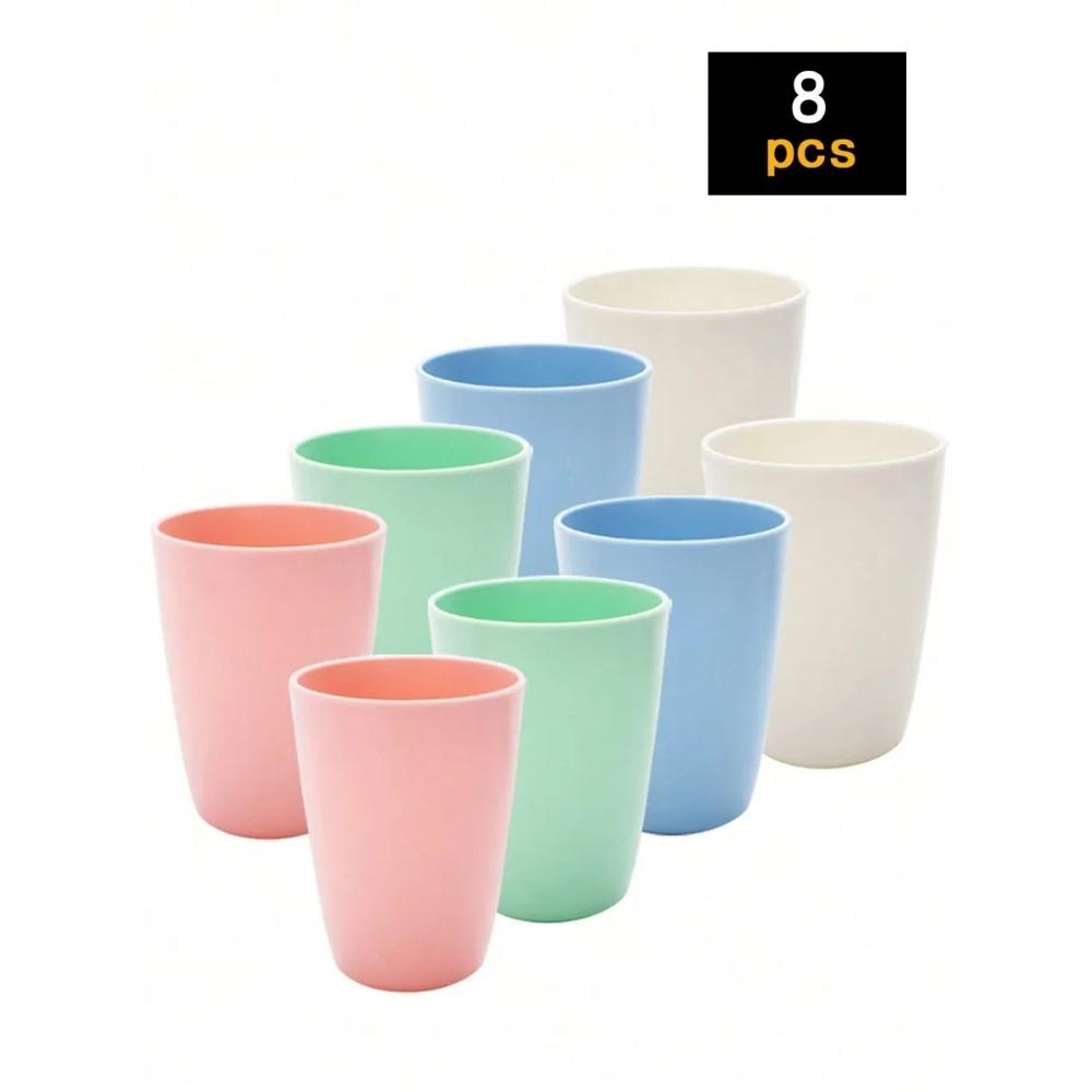 4/11pcs Colorful plastic cups, reusable, PP material, suitable for camping picnic kitchen, healthy material, easy to clean, dish