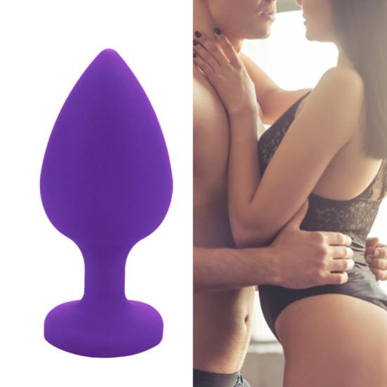 Anal Plug Smooth Full Stimulation Silicone Butt Beads Sex Toy for Bedroom