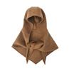High-End European and American Autumn/Winter 2025 Camel Cape Shawl Scarf