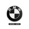 For BMW E39 E46 E90 E91 F30 F31 G20 E39 E60 E61 F10 F11 G30 G31 G60 F01 Valve 45/74/82mm Car Front Hood Emblem Rear Trunk Badge SU5