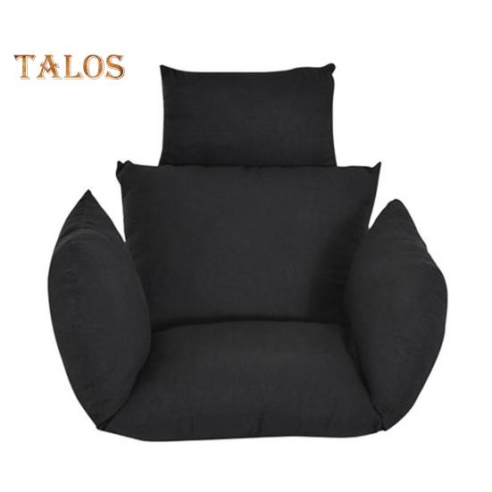 Polštářek na křeslo s vajíčkem Polštář na houpačku na křeslo s opěrkou hlavy omyvatelný závěsný koš Náhrada sedáku za zahradní křeslo na terasu