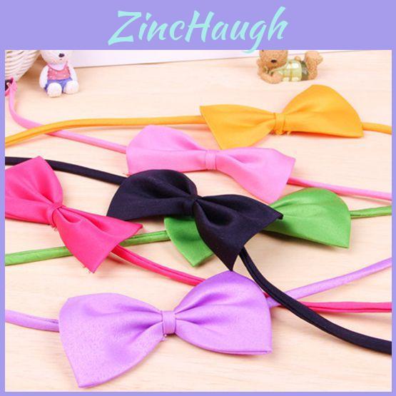 Stylish Bow Tie For Cute Dog Cat Kitten Adjustable Length Colorful Pet Necktie Gift
