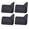 4Pcs NoPunch Power Cable Storage Rack WallMounted Socket Power Cord Hook Holder Bracket Black
