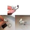 Zircon Butterfly Animal Ring For Women Fashion Jewelry Accessory