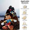 1pc, Disney's Pinocchio and Jiminy Cricket, Seasonal Decorative Blanket, Multi-Purpose Throw, Soft Flannel Throw Blanket, Living Room, Travel, Camping