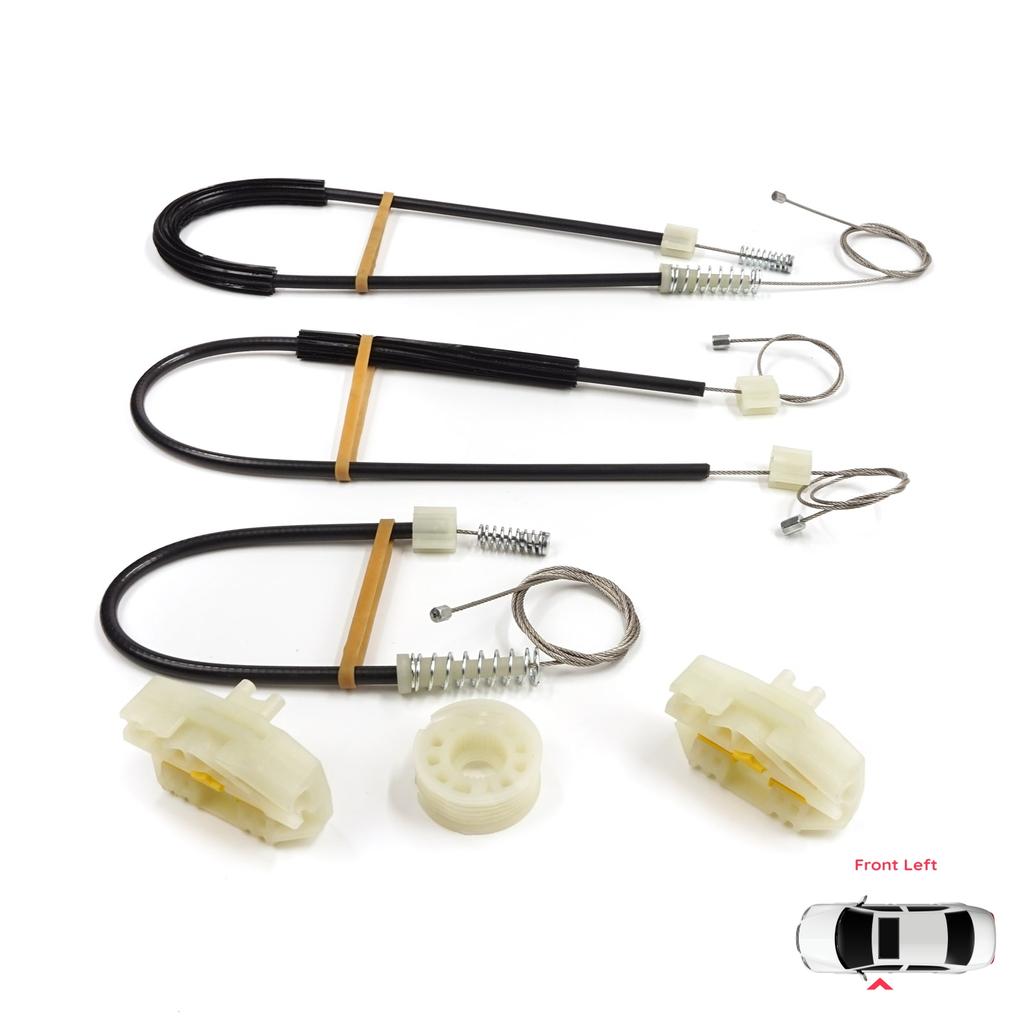 EWR453 Fensterheber Reparatursatz Vorne Linke Tür für Seat Leon MK2 1P 1P1 2005-2012 5-Türer HB 1P0837461A