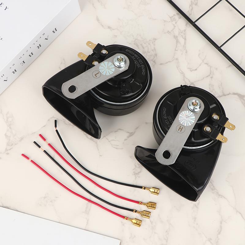 

1Pair Waterproof Loud 12V Car Horn Adapter Pigtail Socket Male Plug Dual Snail Horn Socket Conversion For Multiple Car Brands