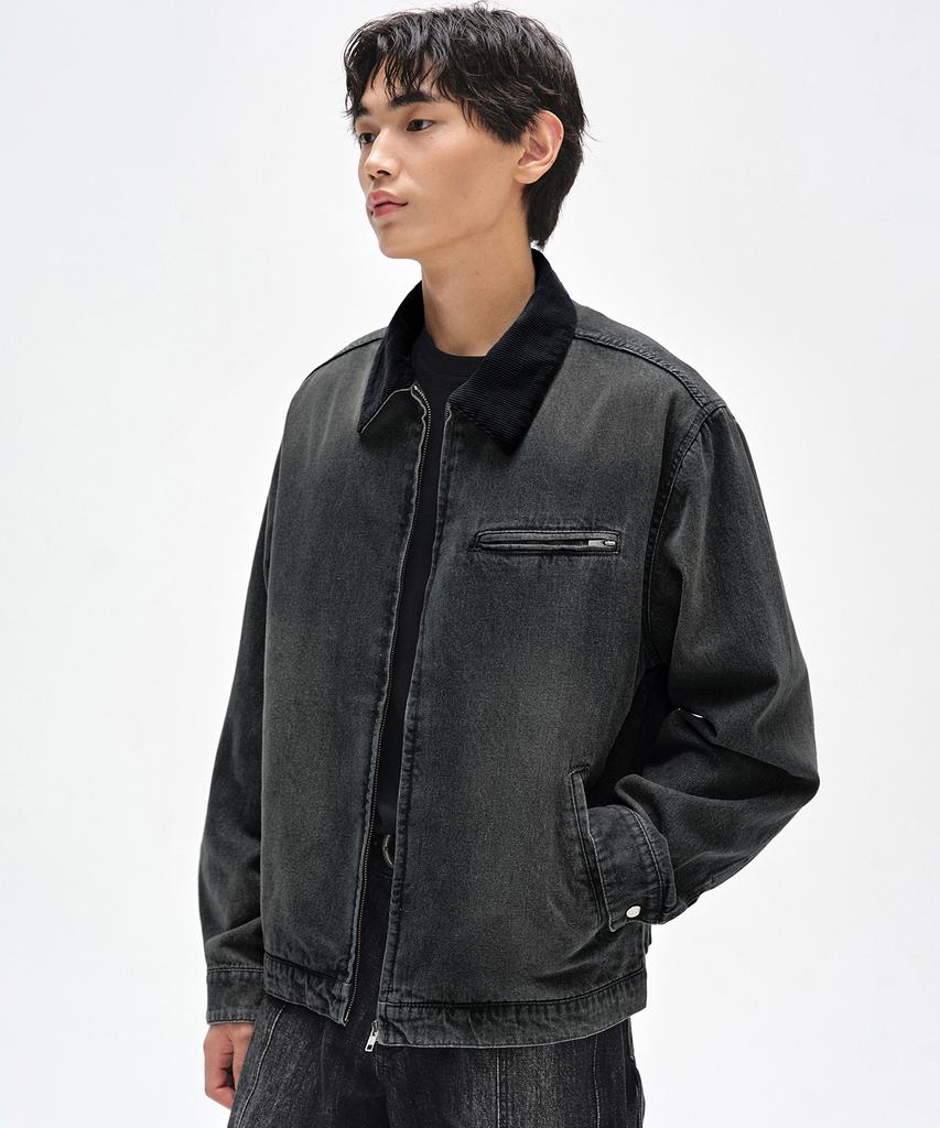 Decet Denim Work Jacket Dcjk003Dkhakia
