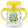 Skater Baby Straw Mug with Double Handles, 260ml, Foldable Handle, Inai Inai Baa (Peek-a-Boo) Design, Suitable for Ages 1+, KSHW1N-A