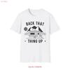 Vintage Camping T Shirt Back That Thing Up Vintage Washed Unisex Streetwear Stretched Graphic Casual Slightly Fashion