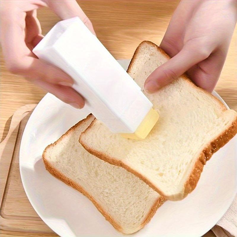 White Stand‑Up Butter Spreader Stick with Storage Box, Space‑Saving Baking Tool for Bread & Pastries, Ideal Holiday Gifts