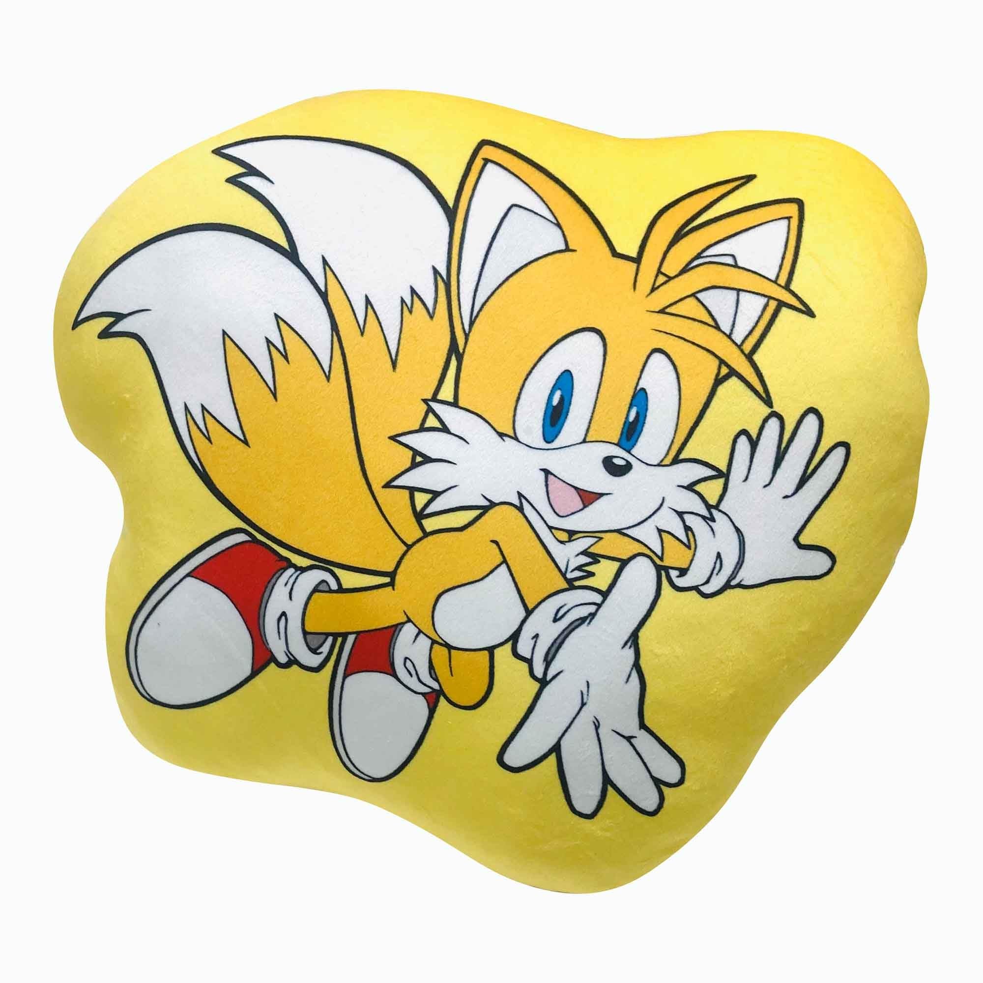 

MORIPiLO Sonic Tails Body Pillow Soft and Soft to the Plush Nap Morishita Pillows (Soft Die-Cut Cushion) Touch, Toy, Pillow, Yellow, 40x40x10cm,