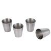 5Pcs/set 30/70ml Mini Set Wine Glass With Case Drinkware Portable Stainless Steel Cups  for Whisky