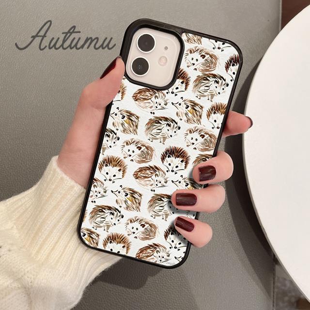 Igel und Ballon Handyhülle für iPhone 17 Air 15 16 16e 11 12 13 14 Pro Max Plus coque Fundas Shell