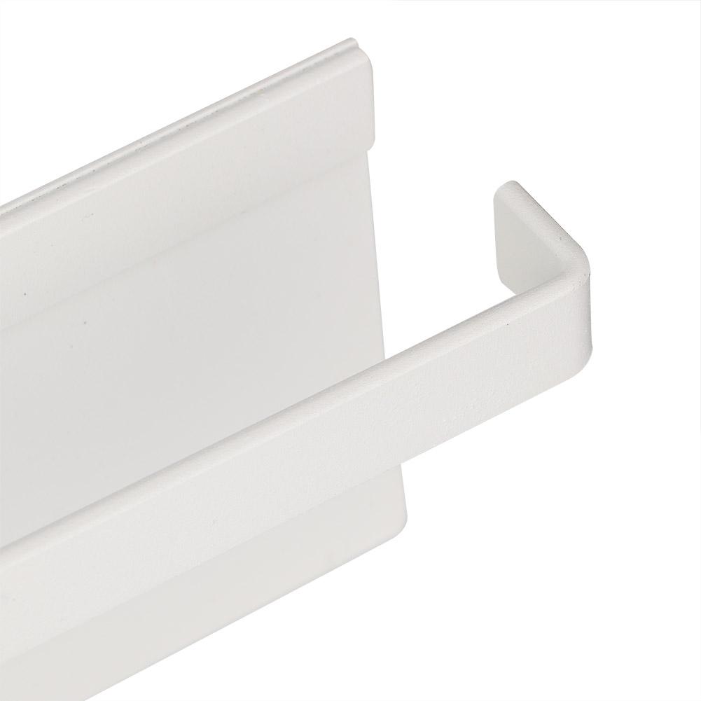 Magnetische Doppel-Badetuchstange Handtuchhalter Ablage für Badezimmer Küche(Weiß)