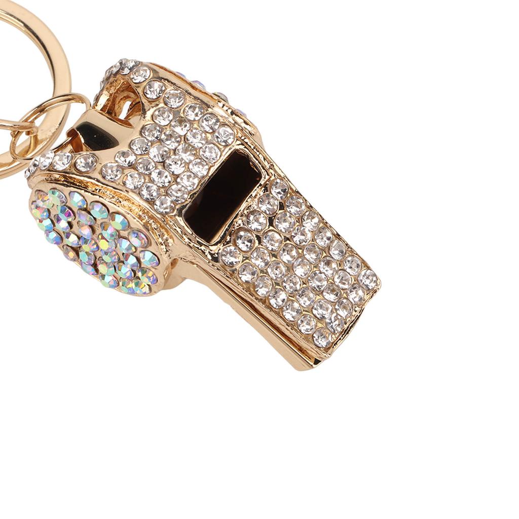 Keychain Zinc Alloy   Whistle Keychain Bag Decoration Ornament Metal Pendant Craft Jewelry Small Gift