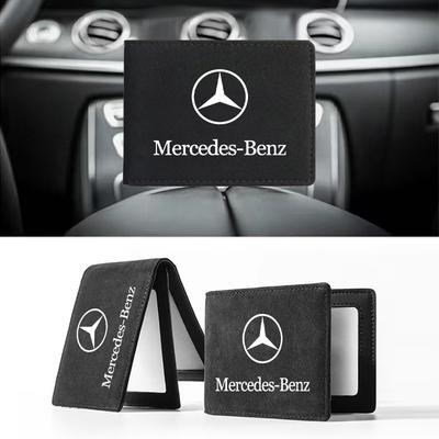 Auto juhilubade kate Suede Karvavastane Auto sõidudokumendid AMG C500 C200 C300 A B C E GLA CLA GLK GL ML GLE W204 W205 W203 W211 jaoks