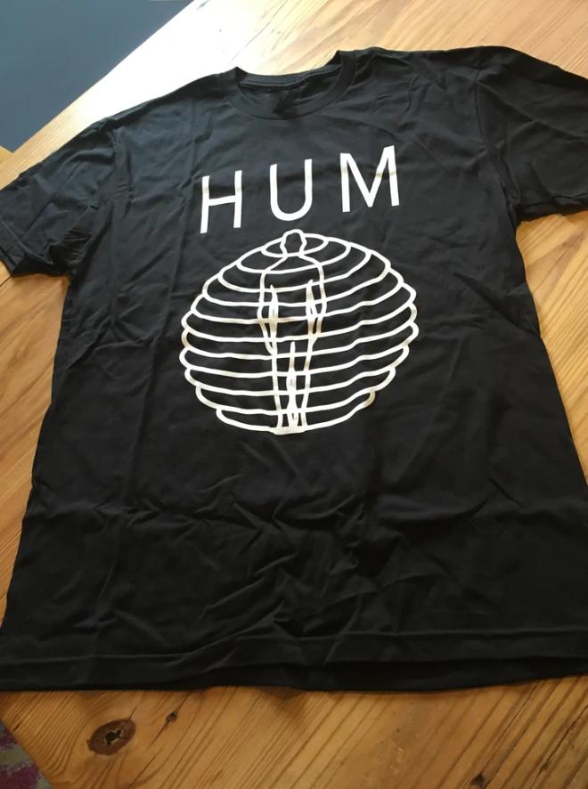 Vtg Hum Band Music Lover Cotton Black Full Size T Shirt For Men AP627 Unisex T-Shirt