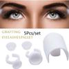 Plastic Eyelash Grafting Eyelash Pallet Ink Cup Rings Eyelash Extension Tool Eyelash Glue Holders