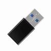 2Pcs USB 3.0 A Male to USB C 3.1 Type C Female OTG Data Charging Adapter Converter Black