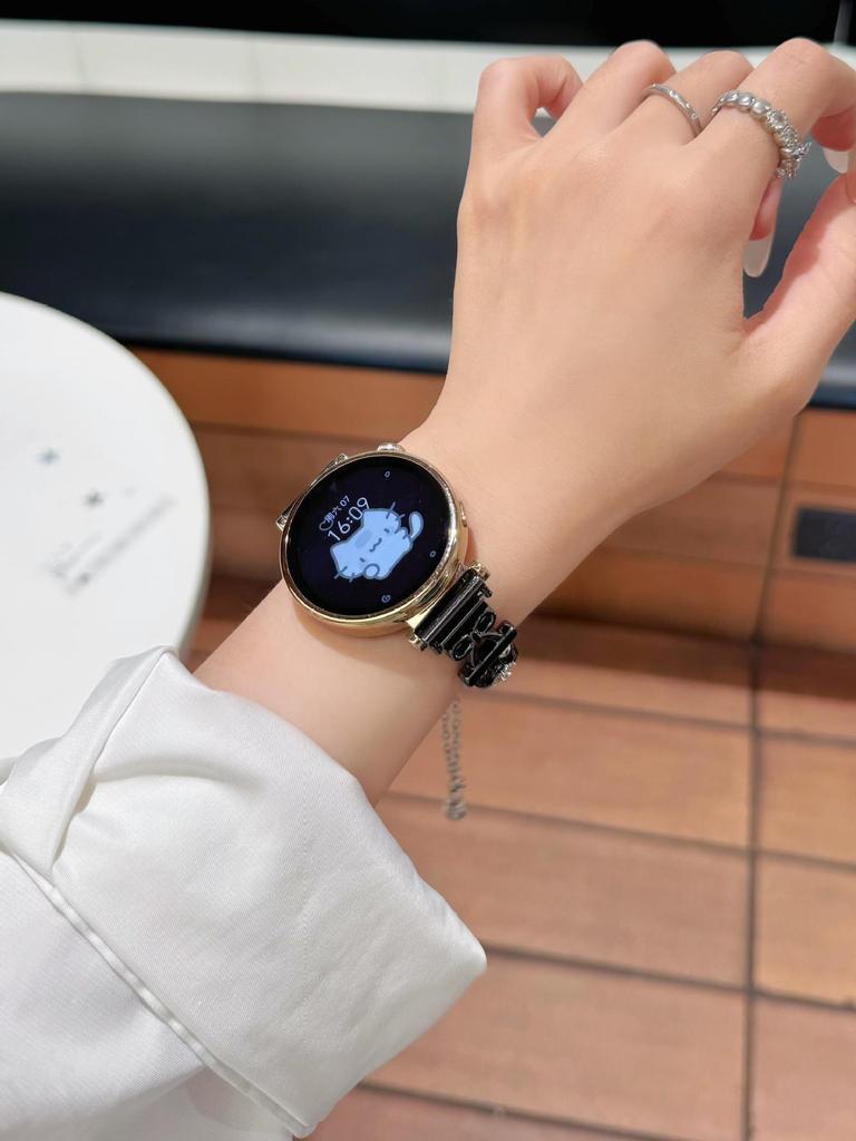 Pearl Bow Knot Strap for Huawei GT6/GT5/GT4 and Xiaomi 9Pro Watches