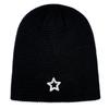 Star Summer Knit Beanie [Black]
