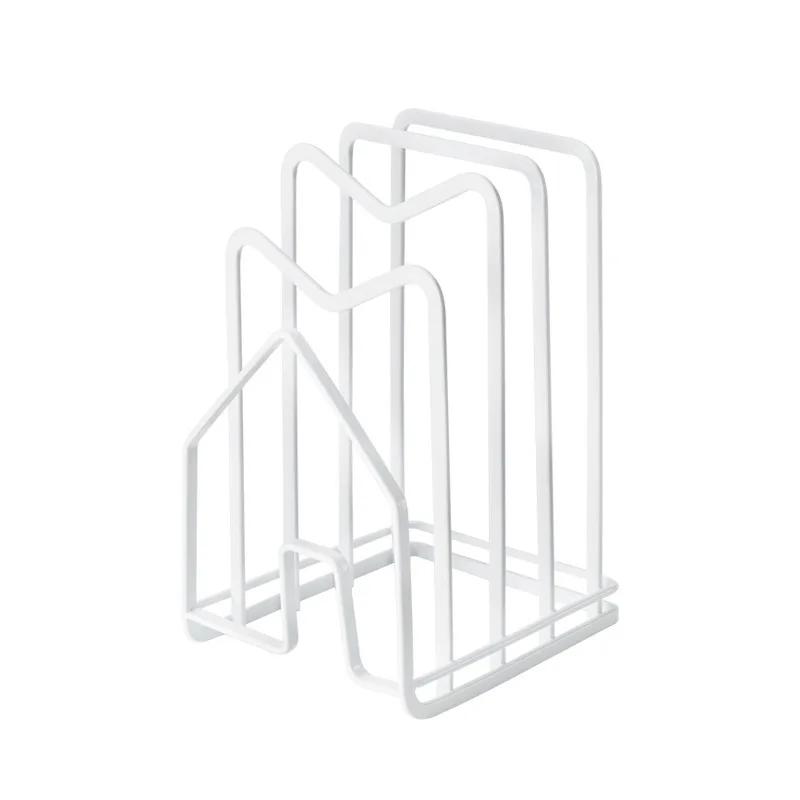 Pot Lid Holder Multi Layer Cutting Board Storage Rack Shelf Organizer Dish Drain Rack Kitchen Storage Accessories Space Saving