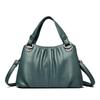 Bolso Tote Simple de Color Sólido para Mujer, Bolso de Hombro Plisado a la Moda, Bolso Cruzado Casual Diario Multibolsillo Adecuado para Uso Diario y Compras