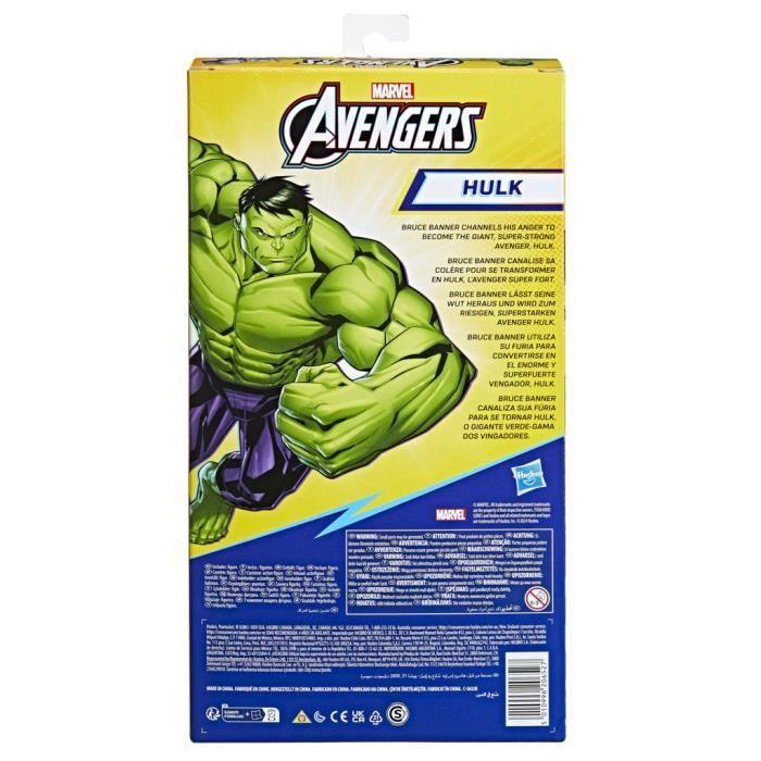 Figurine Hulk 30 cm, jouet Avengers Titan Hero Series pour enfants à partir de 4 ans, Marvel