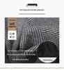 Boys' Wool Blend Plaid Overcoat with Suit Collar - Quilted, Warm, Mid-Length Trench for Autumn/Winter