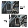 Wood Grain Console Side Air Condition Vent Outlet Cover For Chevy Colorado 2014+