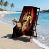 Gladiator Helmet Fashion Beach Towel: Ideal for Summer Adventures Soft, absorbent and quick drying suitable for swimming and bathing