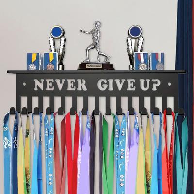 Medal Holder Display Metal Medal Hook Stand for Awards Trophies And Achievements Wall Mount Organizer with Hooks for Hanging Medals