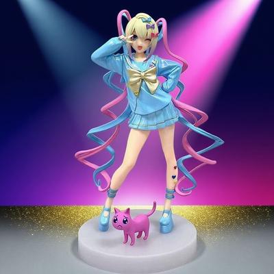 Needy Girl Overdose KAngel Anime Action Figure Pop Up Parade PVC Model Virtual Uploader Collectible Ornaments Toy for Fans