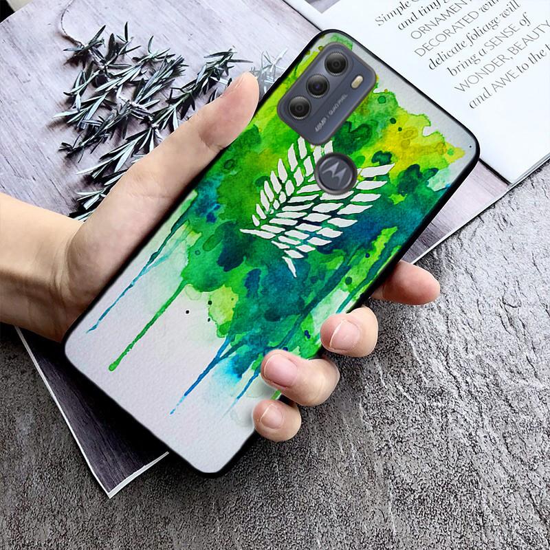 Funda para teléfono de Ataque a los Titanes para Motorola Moto E32 E20 E40 G22 G52 G20 G30 G100 G60 G50 G10 GPure GStylus G9 One Action Macro