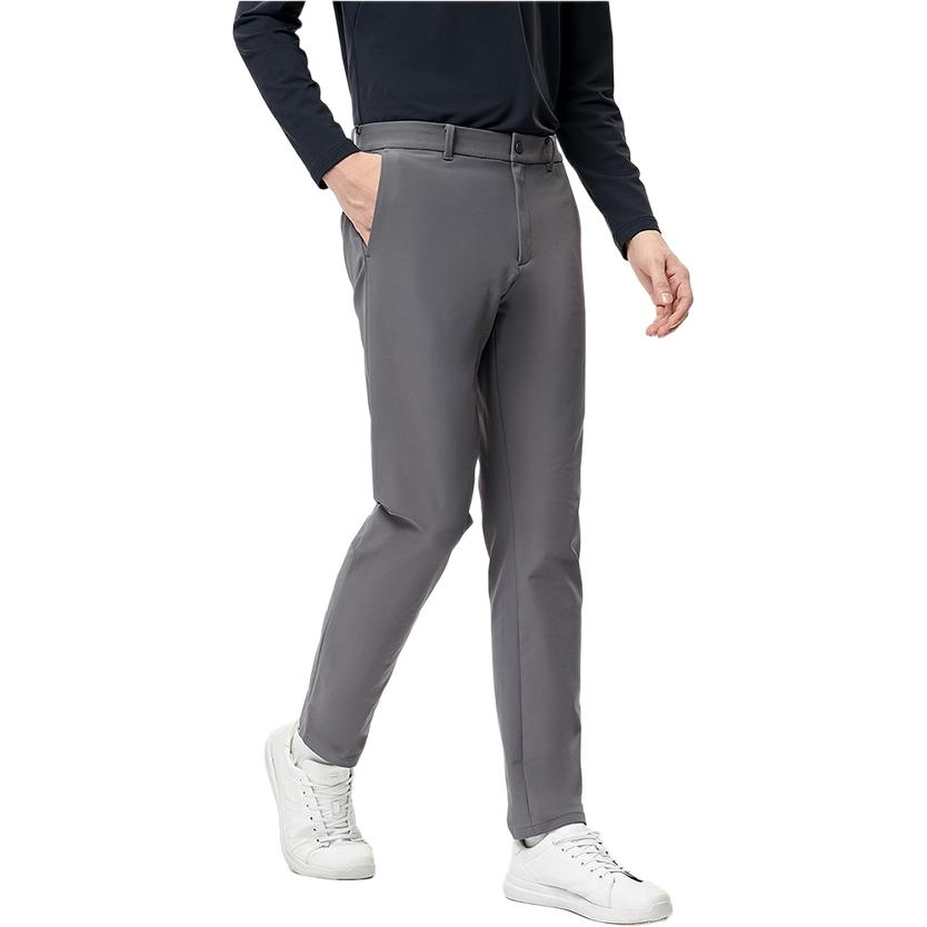 Fila Simple Versatile Woven Straight Leg Casual Pants Men Bottoms Gray A11M145801FCC