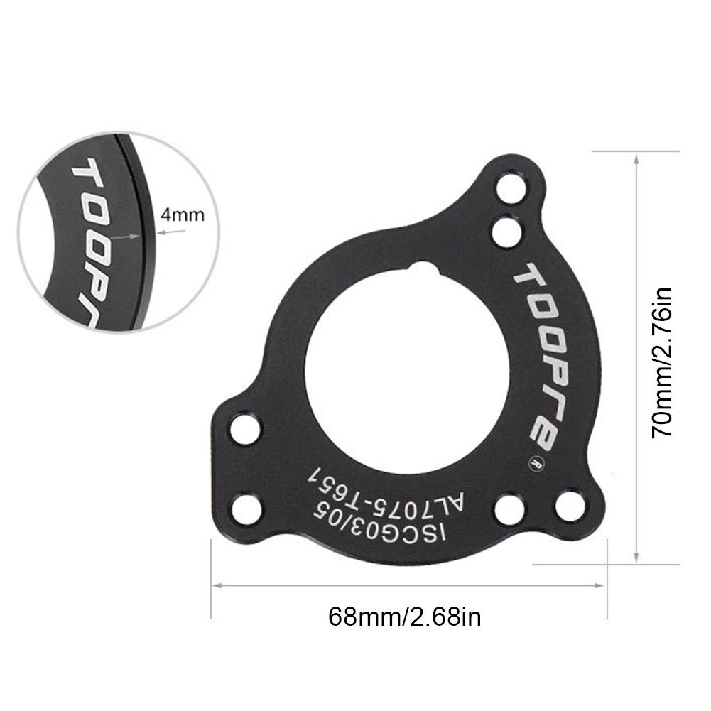 MTB Mountain Bike Chain Guide with Screws Bottom Bracket Plate Conversion Bottom Bracket Conversion Adapter for ISCG03 ISCG05