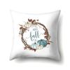 Thanksgiving Pillowcase Blessing Maple Leaf Pumpkin Sofa Cushion Cover Office Home Living Room Pillowcase