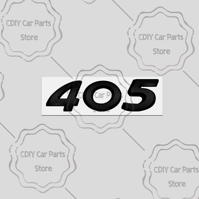 Car Sticker For u333 2008 3008 4008 5008 107 407 308 408 508 307 301 405 208 207 206 Black Letter Emblem Metal Badge Decals 333u