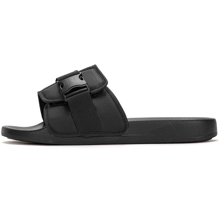 Kappa Outdoor Fashion Velcro Beach Non-Slip Slide Sandals Unisex Sandals Black K0DX5LT03-990
