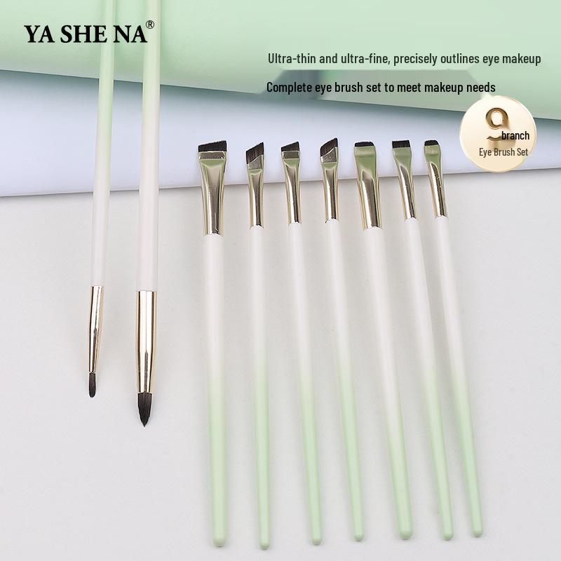 

9-Piece Soft Bristle Eye Detail Makeup Brush Set for Blending and Eyeliner