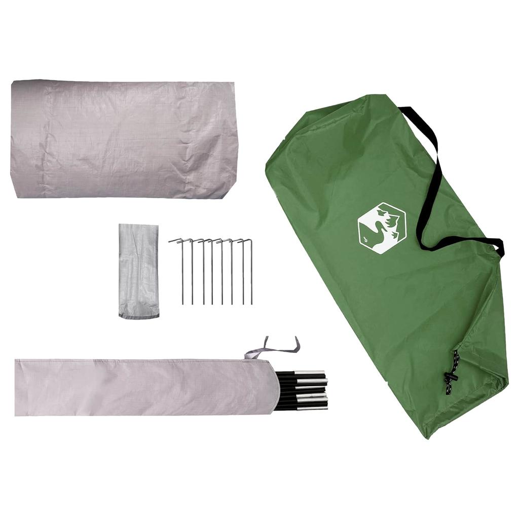 Waterproof Hiking Tent 1 Person Green
