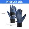 Winter Sports Gloves Conductive Fingertips Waterproof Windproof Construction Thermals Lining For Ski Cycling Activity