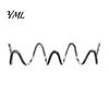 Nordic Style Wall Decor Decorative Wave Hook, Iron Art Three Hangers Mounted Storage Rack for Entryway And Living Room Unique Hooks
