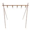 Lightweight Camping Hanging Rack Hook Design Aluminum Alloy Outdoor Camping Hanging Rack for BBQ