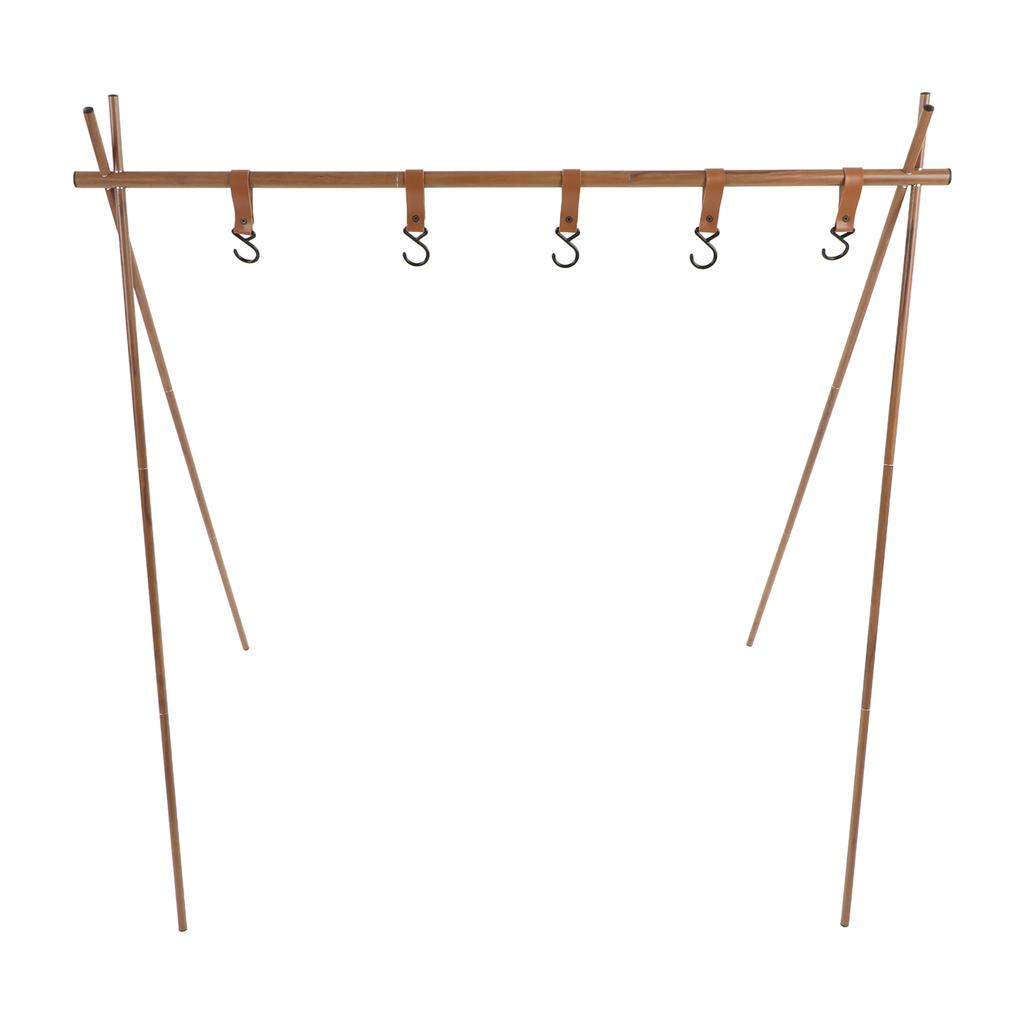 Lightweight Camping Hanging Rack Hook Design Aluminum Alloy Outdoor Camping Hanging Rack for BBQ