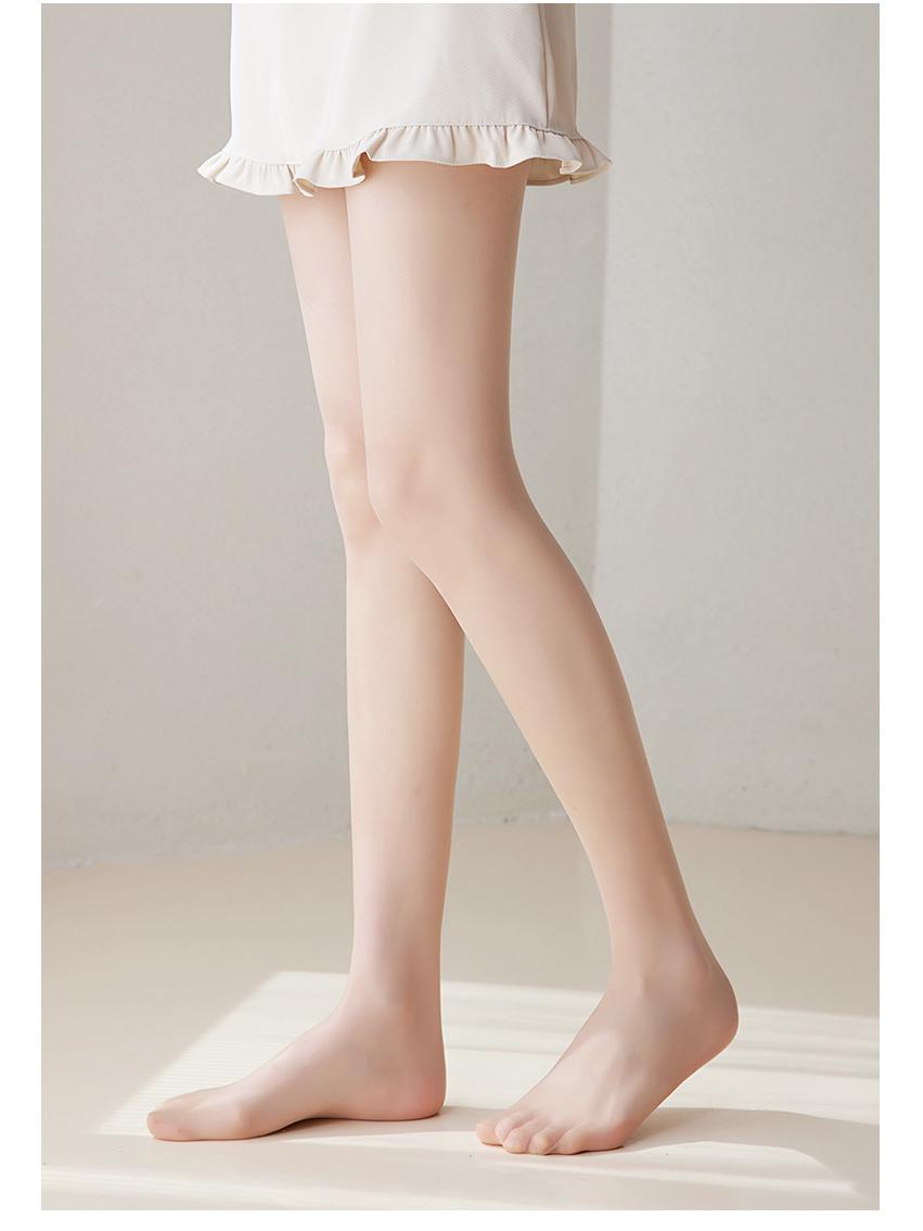 

Чулки женские прозрачные с защитой от зацепов: Ультратонкие летние колготки телесного цвета с эффектом голых ног, 0D телесные нижние носки One Size